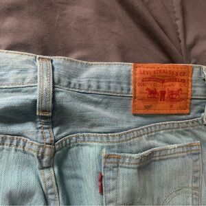 Levi's Light Blue Straight Leg Jeans